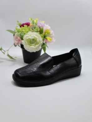 Półbuty damskie na płaskim (39-43) DTA1-1 BLACK