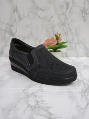 Półbuty damskie na koturnie (36-41) 61563 BLACK