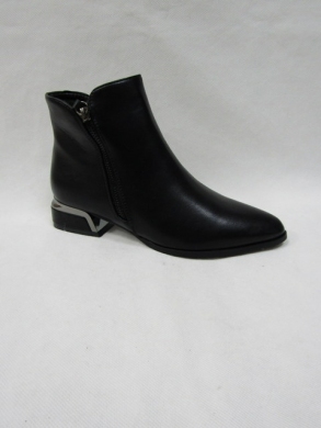 Botki damskie ocieplane na obcasie (36-41) UK122 BLACK