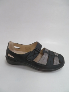 Półbuty damskie na płaskim (37-42) R61315-1 BLACK