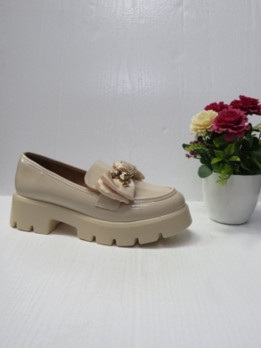 Mokasyny damskie na koturnie (36-41) YS3030 BEIGE