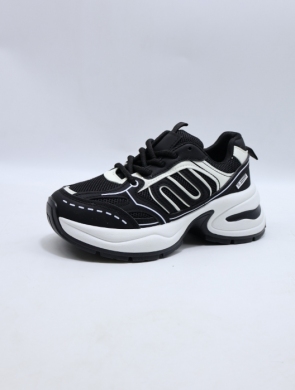 Buty sportowe damskie na płaskim (36-41) 6027 BLACK