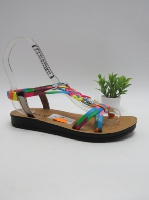 Sandały damskie na płaskim (36-41) FY6960 MULTI/COLOR