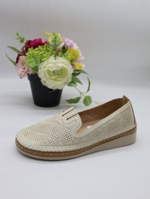 Półbuty damskie na płaskim (36-42) 6774 BEIGE