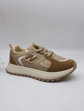 Buty sportowe damskie na płaskim (39-43) DHZ-502 KHAKI