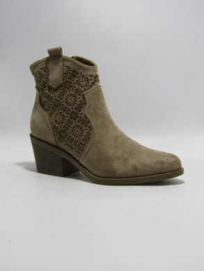 Botki damskie na obcasie (36-41) H2249-2 KHAKI