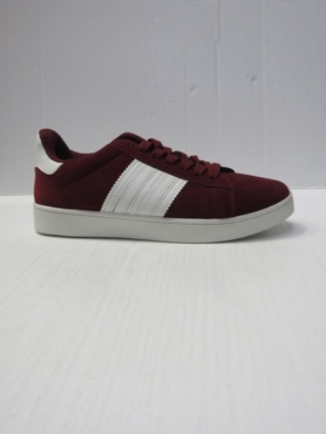 Buty sportowe damskie na płaskim (36-41) DS95-11 BURGUNDY