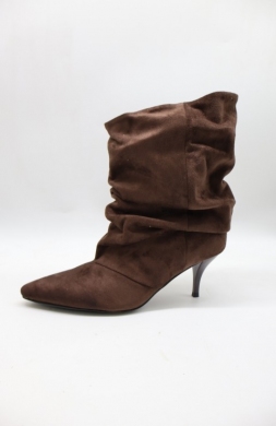 Botki damskie na szpilce (36-41) 52268 BROWN