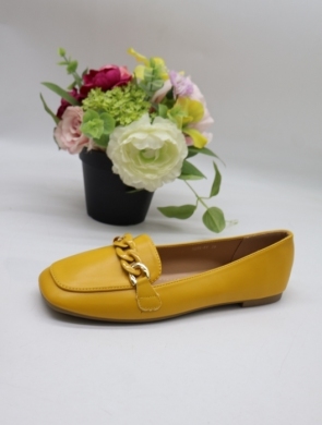 Mokasyny damskie na płaskim (36-41) HX-61 YELLOW