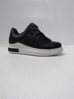 Buty sportowe damskie na płaskim (36-41) Y126 BLACK