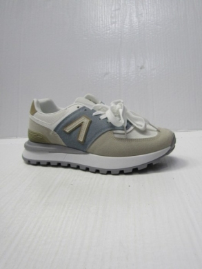 Buty sportowe damskie na płaskim (36-41) 0-1775 WHITE/BLUE
