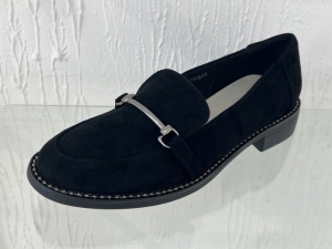 Mokasyny damskie na płaskim (36-41) GD-FL719A BLACK