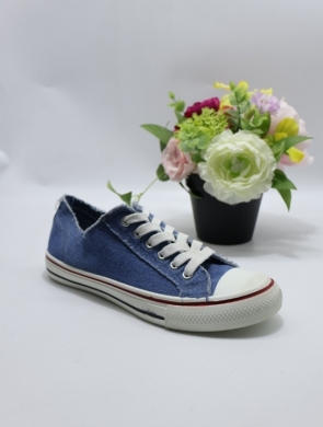 Trampki damskie na płaskim (36-41) 11072-6 BLUE