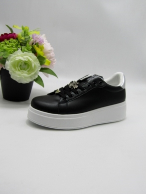 Buty sportowe damskie na płaskim (36-41) AD818 BLACK