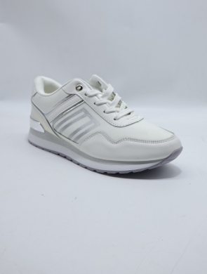 Buty sportowe damskie na płaskim (36-41) 0-112 WHITE