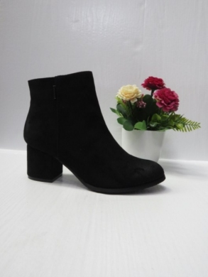 Botki damskie ocieplane na obcasie (36-41) B9312-SU