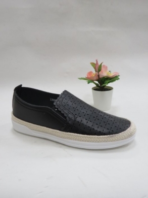 Mokasyny damskie na płaskim (36-41) LW600 BLACK