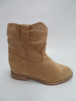 Botki damskie jesienne na płaskim (36-41) N952 BEIGE