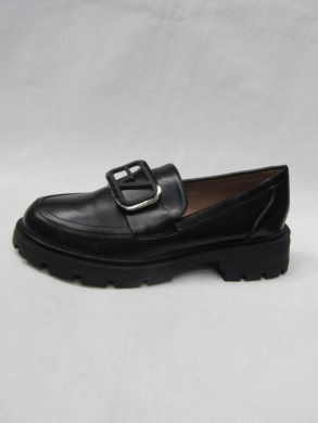 Mokasyny damskie na płaskim (36-41) W-217 BLACK