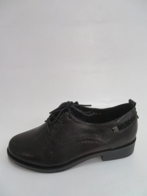 Półbuty damskie na płaskim (36-41) L722 BLACK