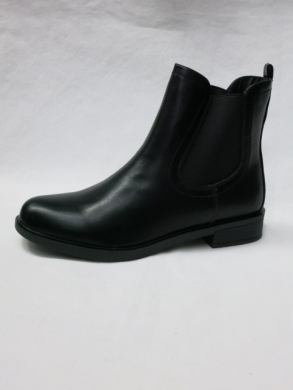 Botki damskie ocieplane na płaskim (36-41) MR-15 BLACK