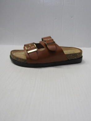 Klapki damskie na płaskim (36-41) SM312 CAMEL