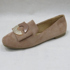Mokasyny damskie na płaskim (36-41) ABC206 KHAKI