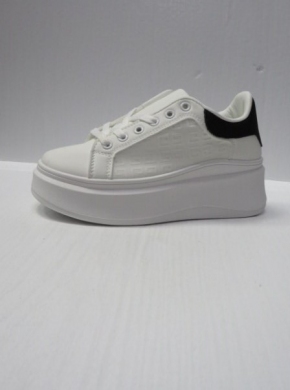 Buty sportowe damskie na płaskim (36-41) M20 WHITE/BLACK