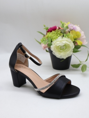 Sandały damskie na obcasie (36-41) 6282 BLACK