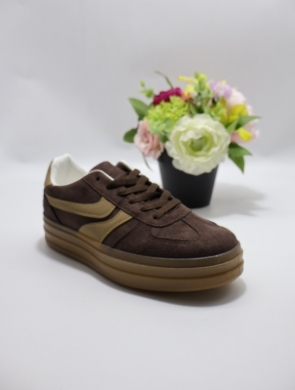 Buty sportowe damskie na płaskim (36-41) BH2205 BROWN