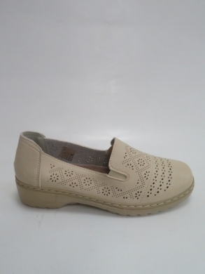 Półbuty damskie na płaskim (36-42) 91021 BEIGE