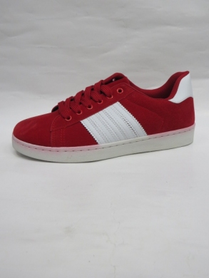 Buty sportowe damskie na płaskim (36-41) DS91-5 RED/WHITE