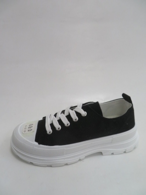 Trampki damskie na koturnie (36-41) HB61 BLACK