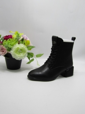 Botki damskie ocieplane na obcasie (36-41) XYZ-04 BLACK