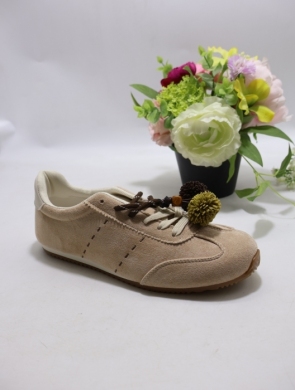 Buty sportowe damskie na płaskim (36-41) EV-519 BEIGE