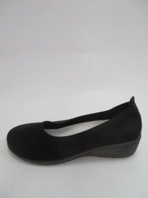 Baleriny Damskie na koturnie (36-41) 13003-1 BLACK
