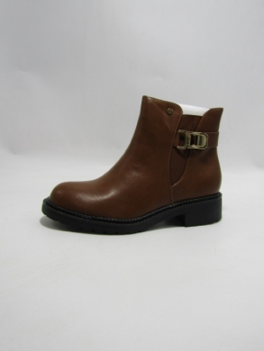 Botki damskie na płaskim (36-41) D7-9 CAMEL