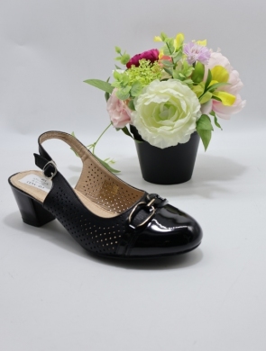 Sandały damskie na obcasie (36-41) 6254 BLACK