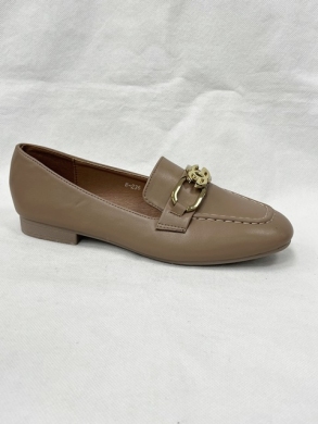 Mokasyny damskie na płaskim (36-41) W-236 KHAKI