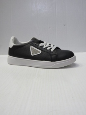 Buty sportowe damskie na płaskim (36-41) EV-313 BLACK/WHITE