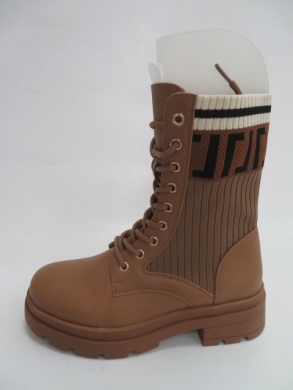 Botki damskie jesienne na płaskim (36-41) HQ268 CAMEL