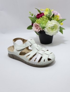 Sandały damskie na płaskim (36-42) 21309-8 WHITE