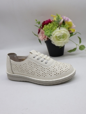 Półbuty damskie na płaskim (36-41) 60777-3 WH
