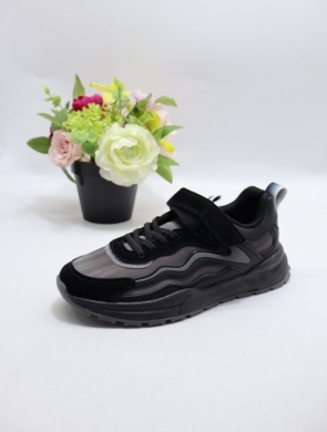 Buty sportowe damskie na płaskim (37-41) AD665 BL/GREY