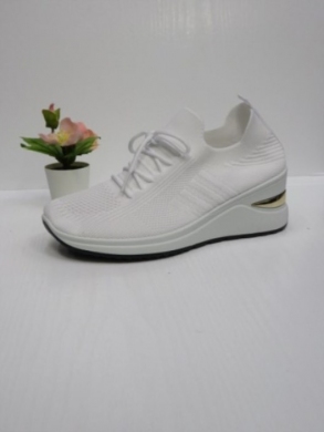 Buty sportowe damskie na koturnie (36-41) ANB-14 WHITE