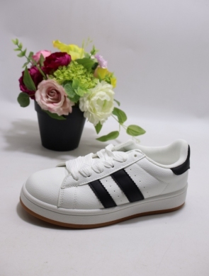 Buty sportowe damskie na płaskim (36-41) EV-526 WHITE