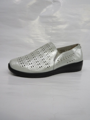 Półbuty damskie na płaskim (36-41) DT2-6 WHITE