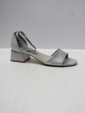 Sandały damskie na obcasie (36-41) 0636 SILVER