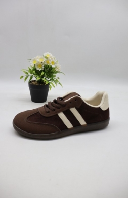 Buty sportowe damskie na płaskim (36-41) A-108 BROWN