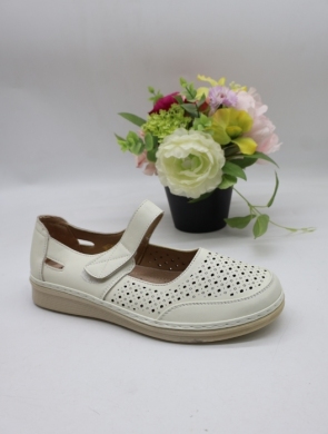 Półbuty damskie na płaskim (36-41) 26002-8 WHITE